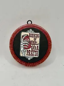 Prayer and Dr. Pepper- Car Freshie