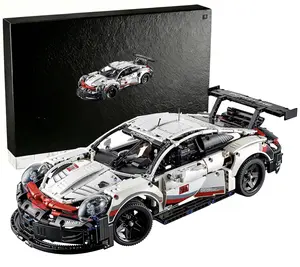 20 inches car building set, 1580 pieces, Race Car Model Kit - Building Set for Adults, Ages 18+ with Realistic Features - Gift for Birthdays #Summervibes