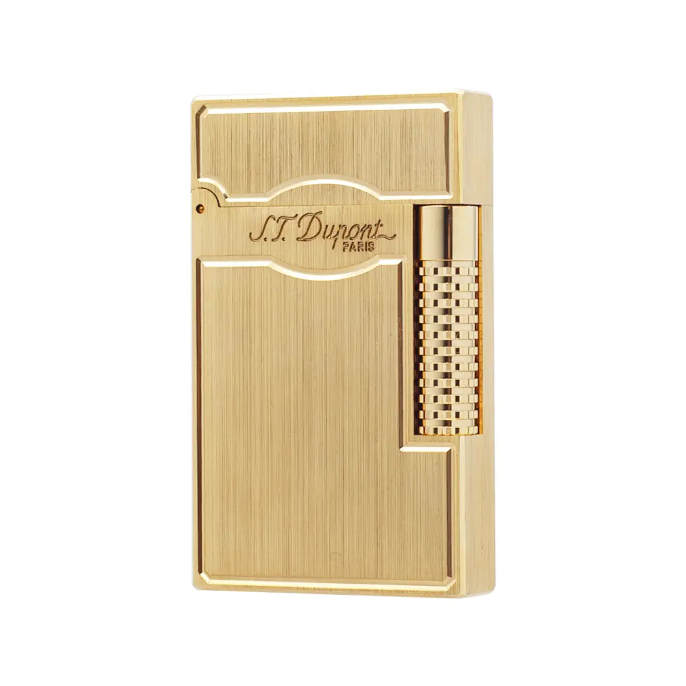 [Double Flame] DPT Gold Classical Brushed vintage Lighter 140g best Ping gift for him