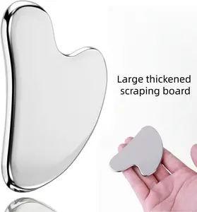 Gua Sha facial tool, stainless steel Gua Sha tool for acupuncture, manual massage tool for jawline sculpting and reducing puffiness, Gua Sha facial massage tool, skincare gift