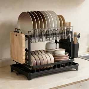 Heavy Duty Stainless Steel Tableware Draining Organizer