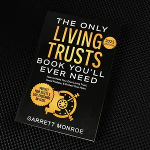 How to Create Your Own Living Trust Book, Essential Guide for Estate Planning, Comprehensive Step-By-Step Instructions, Avoid Probate, Protect Heirs, Protect Assets, Tutorial