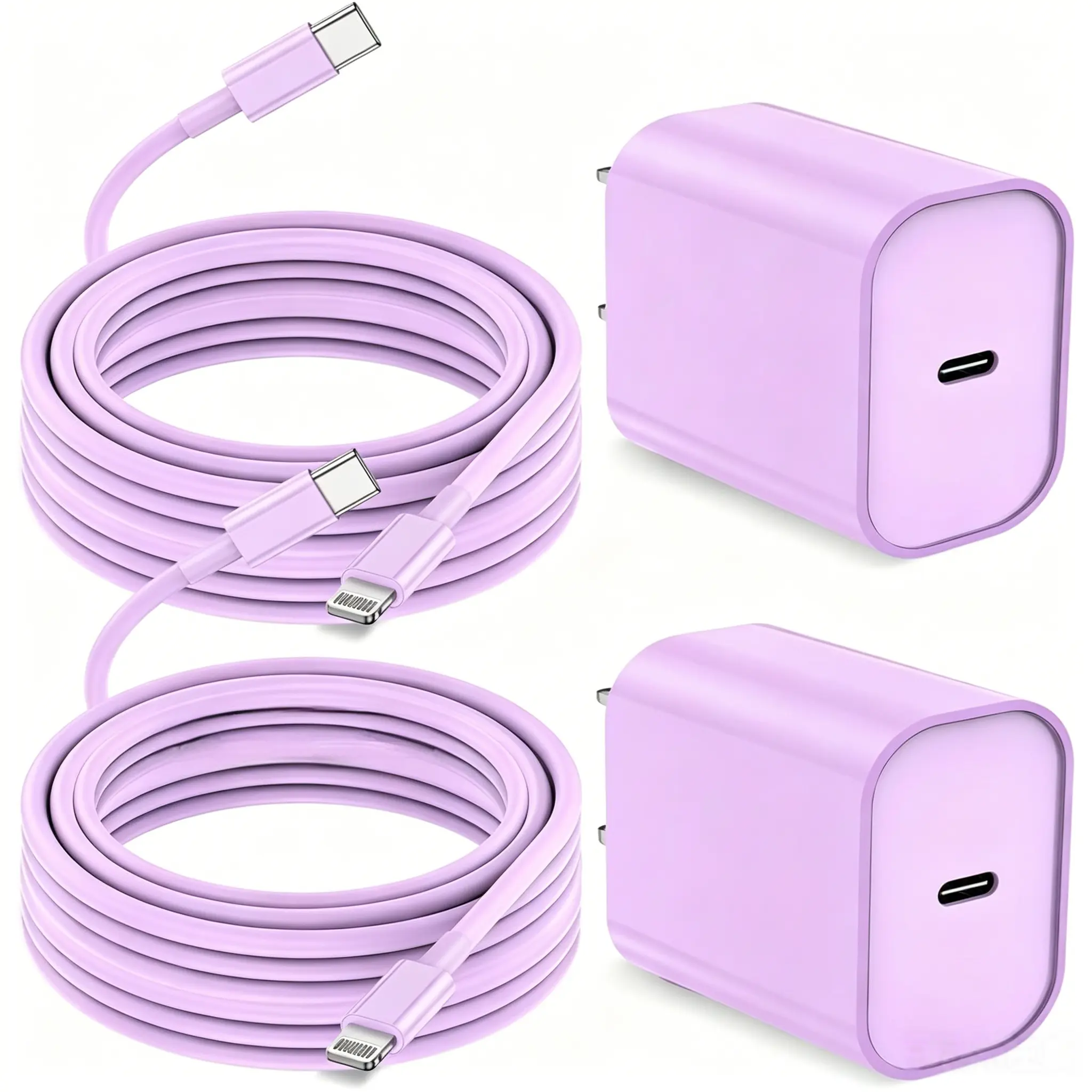 For  iPhone 14 Charger, 2Pack 6Ft Long USB C to Lightning Cable,20W USB C Fast Charger Block for iPhone14 Pro Max/13/12Pro Max/11/11Pro Max/XS/XR/X/8Plus Charging Usb Cord