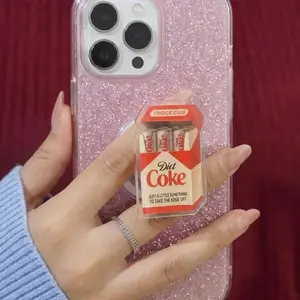 Just a Fridge Cigg Diet Coke Magnetic Phone Grip, Sarcastic Meme Phone Grip, Give me a Diet Coke Phoen Grip, Emotional Coke Lover Phone Grip
