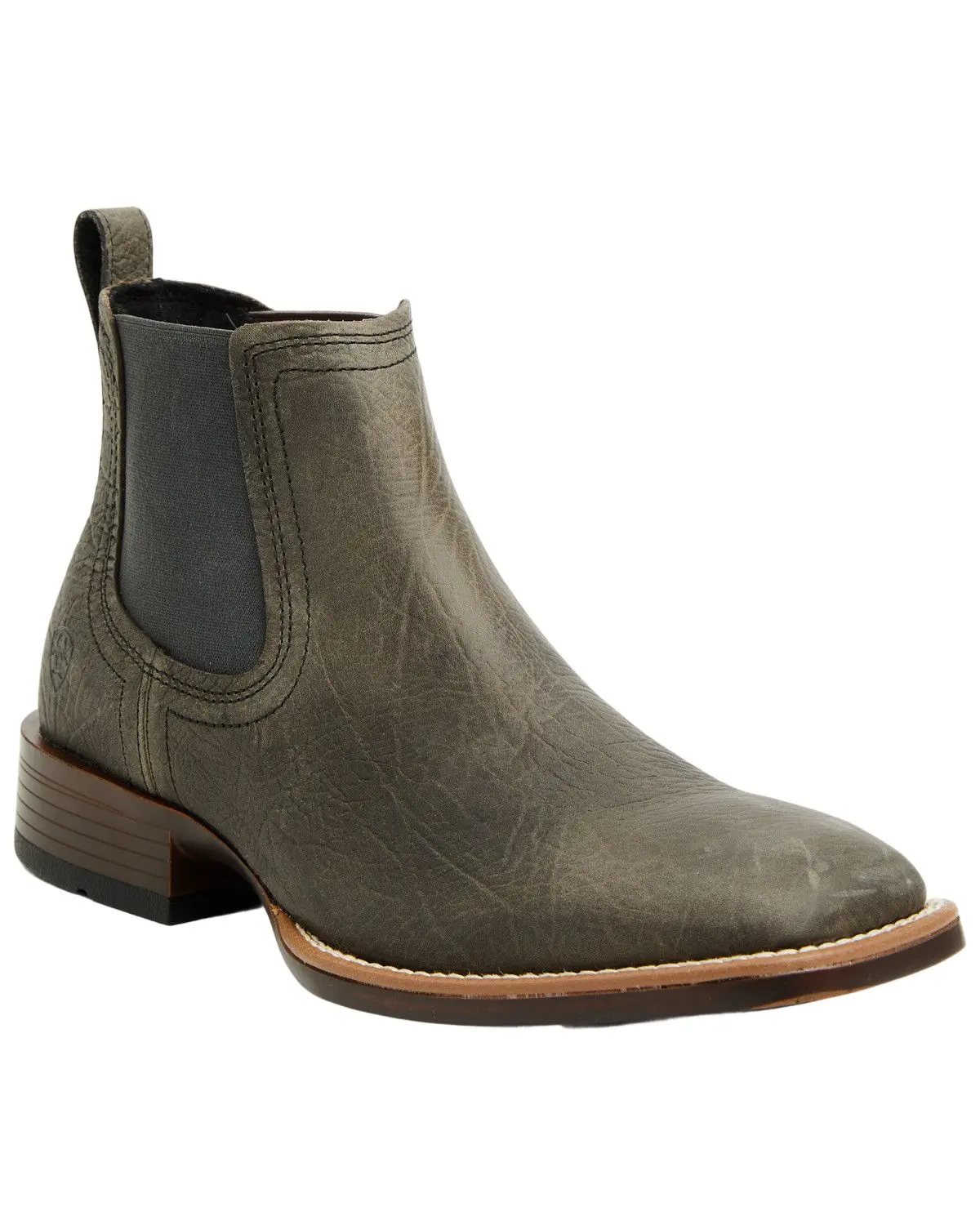 Ariat Men's Men'S Booker Hippopotamus Print Chelsea Ankle Boot Broad Square - 10074164