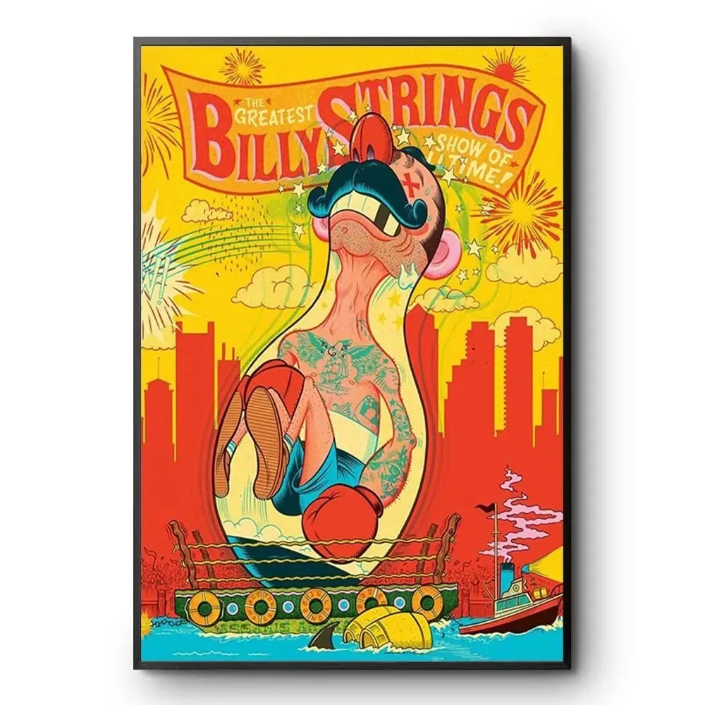 Billy Strings Boston MA Night 2 Poster Agganis Arena July 22 2026 Concert