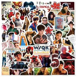 54 Stranger Things 5 Graffiti Stickers for Phone Cases, Cellphone, Smartphone, Tablets, and Luggage, Waterproof