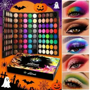 120 Colors Metallic Eyeshadow Palette Set, Long-Lasting & Non-Smudging, Perfect Eye Makeup, Beginner Friendly, Ideal Gift for Girls, Halloween, Christmas