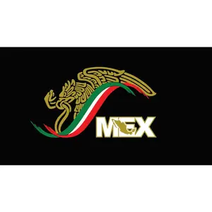 Mexico Eagle Sticker | Car window vinyl sticker decal Gobierno de Mex. Mexico Aguila logo Mexican Flag
