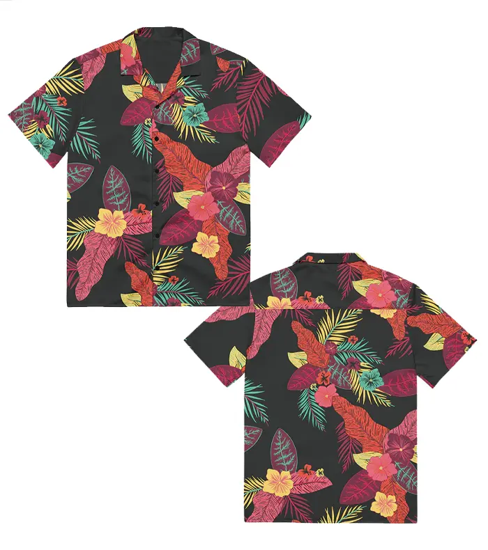 0ne1piec Radical Adventures Sea Pattern Button Up Shirt Hawaiian Summer For All Ages