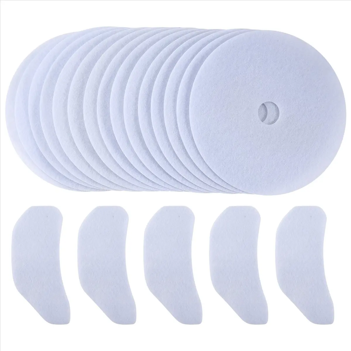 20-Piece Universal Dryer Exhaust Lint Filter Replacements, Round Laundry Cleaning Pad Accessories Compatible with Magic Chef, Sonya