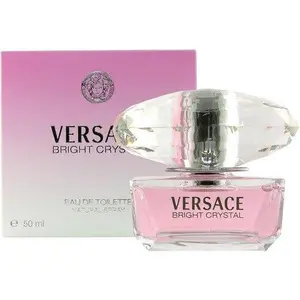 Versace Bright Crystal Eau de Toilette Spray for Women - Fresh Floral Fragrance with Yuzu, Peony, Musk, Magnolia & Amber Notes