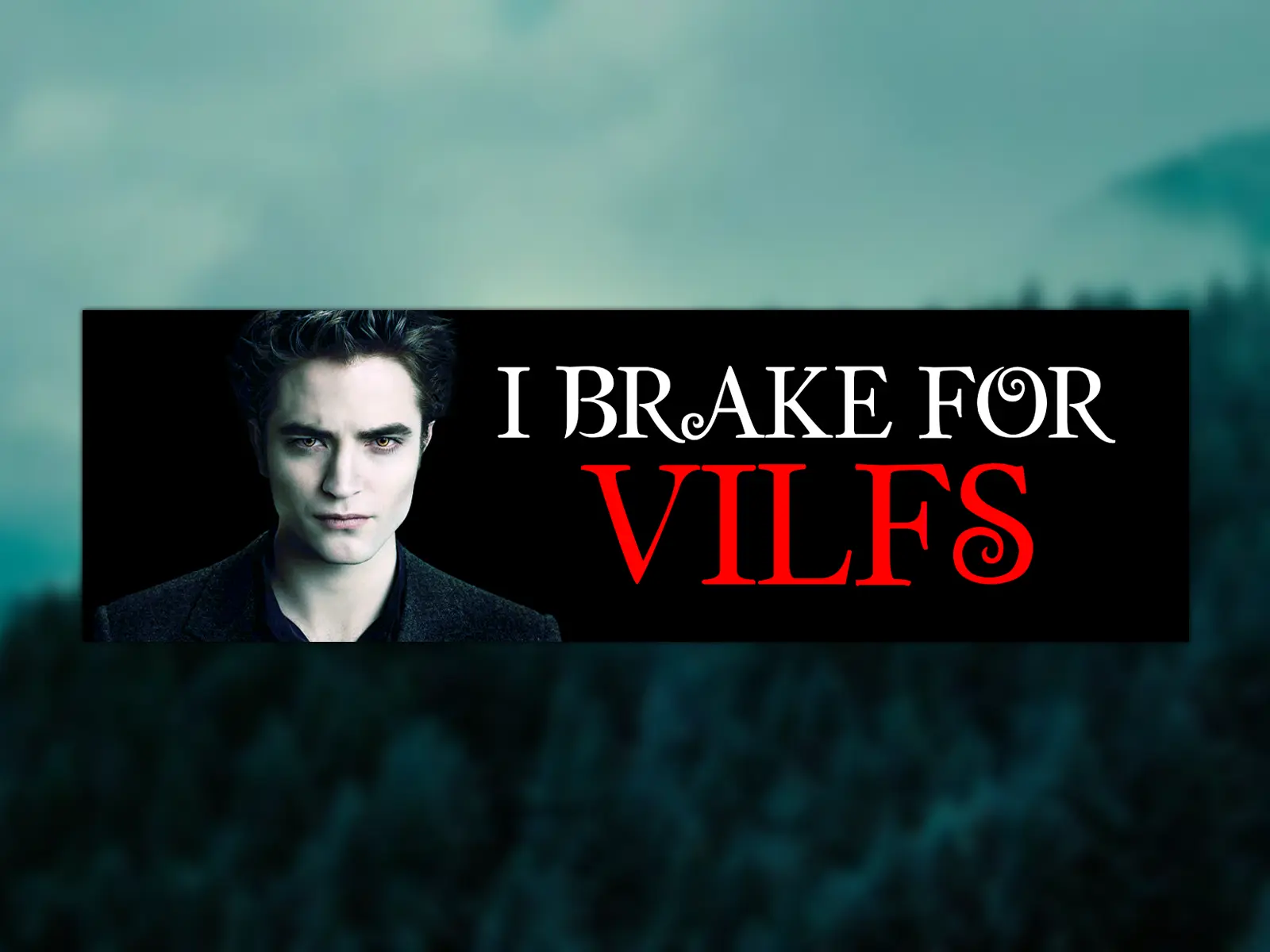 I Brake For VILFs Bumper Sticker