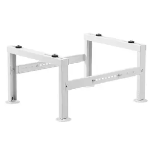 VEVOR Mini Split Ground Stand, Adjustable Anti-Vibration Mini Split Stand for 9000-60000 BTU Ductless Air Conditioner Heat Pump, Heavy Duty AC Base Bracket Floor Mount w/ 770LBS Max. Load Capacity