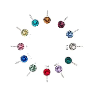 Buyer Choice Gold or Silver CZ Charm