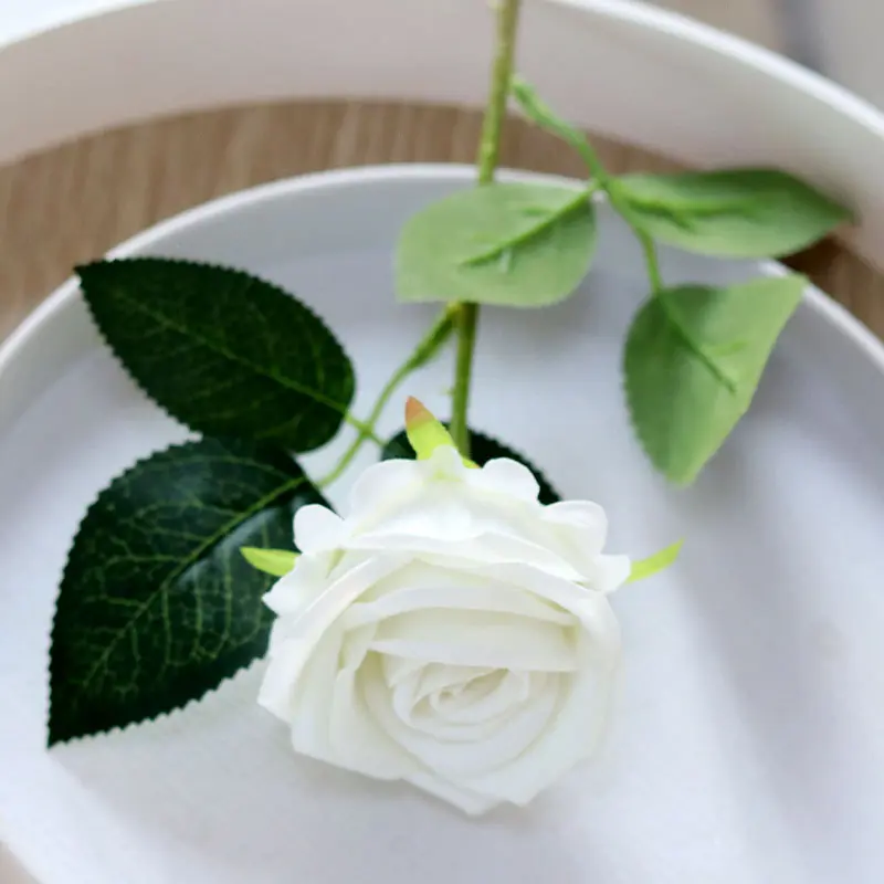 Velvet rose white (7.5cm)