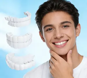 Instant Whitening Porcelain Veneers 【3PC】- Custom-fit Smile Enhancement Veneers Instant Whitening Porcelain Veneers 【3PC】- Custom-fit Smile Enhancement Veneers