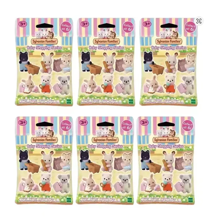 Sylvanian Families Baby Shopping Series Random 6 Blind bags Calico Critters