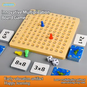 Multiplication Table Math Learning Toy Set for Kids, Educational Early Education Tool, Math Learning Tools, Christmas Thanksgiving New Year Gift Idea, Table Math Games