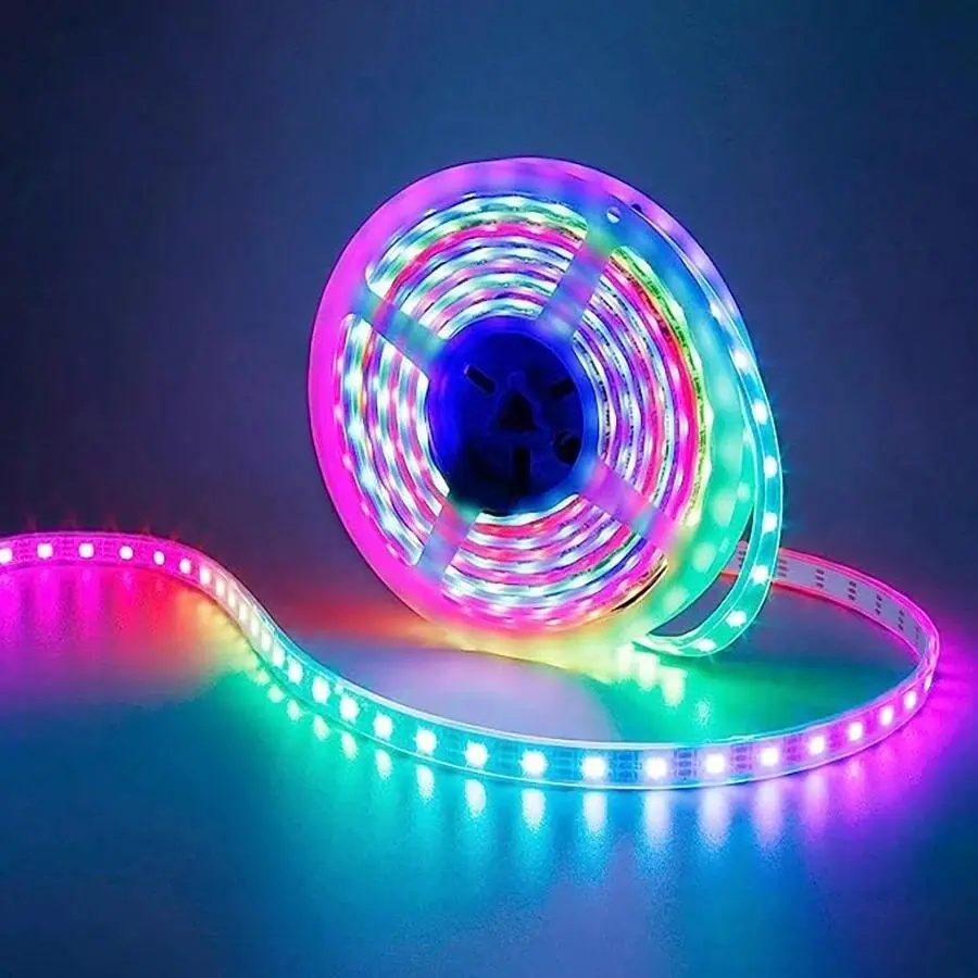 RGB Color Changing LED Strip Light, Flexible LED Strip Light for Room & Party Decor, Ambient Bedroom Interior Lighting, LED Mood Lighting