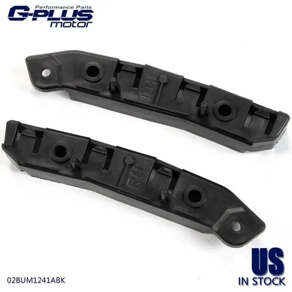 100% Brand New Plastic Front Bumper Retainer Bracket 1-Pair Set, Direct Fit for 12-18 Ford Focus Hatchback/Sedan, Driver & Passenger Side Auto Replacement Part