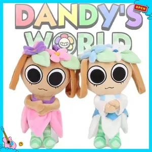 Dandy's World Belle Beth Bass Plush Toy Movie Plush Animals Cute Anime Pebble Dog Doll Toy