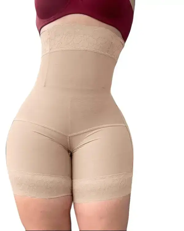 LALUBEL Body High Waist Postpartum Shapewear Shorts – Tummy Control Butt Lifter Faja Colombiana