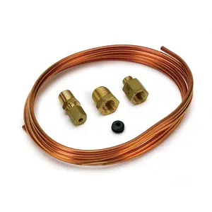 Tubing, Copper, 1/8 In. , 6 Ft. Length, Incl. 1/8 In. Nptf Brass Compression Fittings