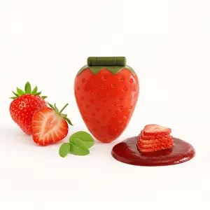 Strawberry Bálsamo Lip Balm - Moisturizing Lip Care Hydrating Gloss with Pleasant Aroma 0.35 oz Lightweight Formula Glossy Finish