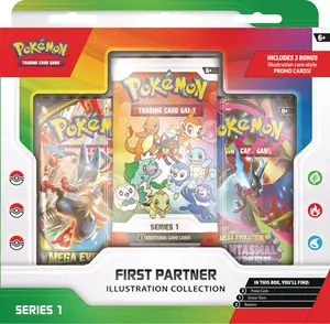 Pokemon TCG First Partner Illustration Collection (Series 1) - First Partner Collection 2026