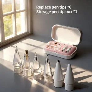 Apple Pencil Replacement Tips, Compatible with iPad & iPhone, Durable Metal Tip Design, Easy Installation, Perfect for Apple Accessories, Stylus Tip