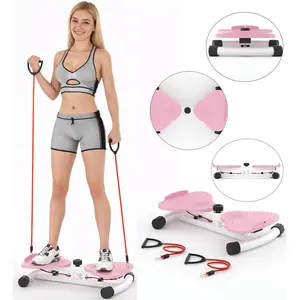 Waist Twist Machine, Ab Wasit Board with 300 lbs Weight Capacity, Ab Machine for Slim Waist and Core Ab Exercise, waist trainer for women Men, Home Gym Exercise Equipment