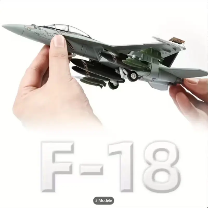 F-18 Aircraft Model Kit, DIY Collectible Model, Plastic Material, Adult Collectible Desk Decor, Office Table Ornament, Focal Point, Ideal for Collectors, Aviation Enthusiasts and Holiday Gifts