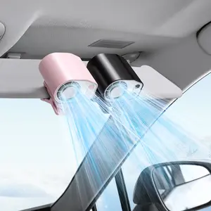 【3-Day Delivery】Fathersdaygift JOYTUTUS 2026 Semiconductor Cooling Car Clip On Fan - 360° Rotation, 100 Speeds Adjustable, LED Display, USB Rechargeable, Wide Clamp, 16℃ Semi-Cooling, 20Hr 3000mAh Battery, Personal Summer Fan for Car Sunvisor Backseat