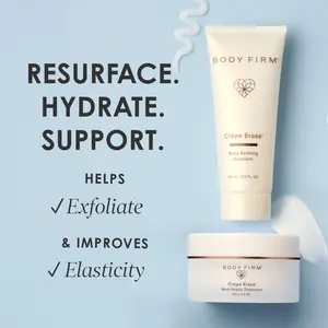 Crépe Erase by The Body Firm - 2-Step Body Firming Kit | Exfoliates, Smooths & Deeply Hydrates Crepey Skin | TruFirm Formula with 12 Super Hydrators for Softer, Firmer, Younger-Looking Skin