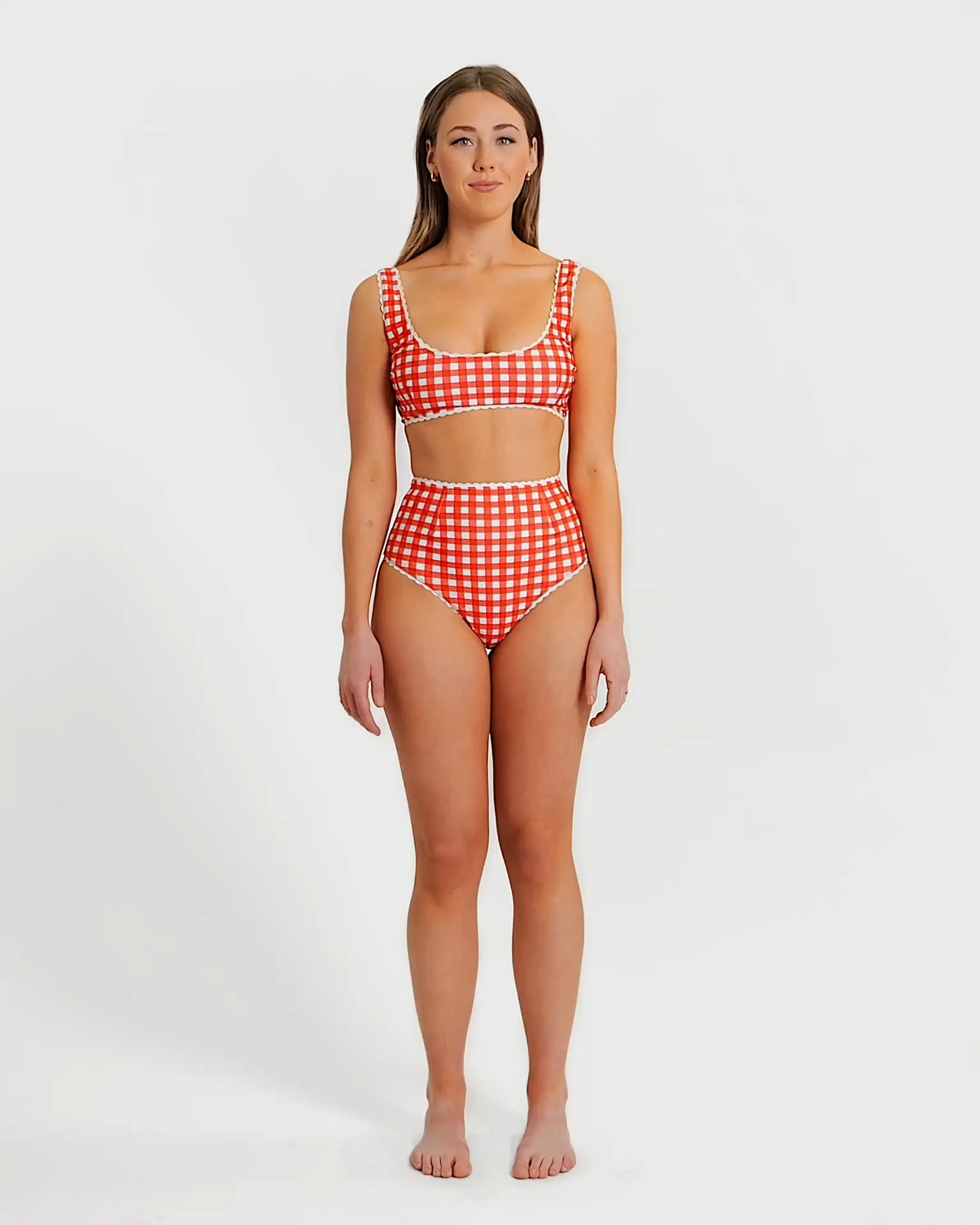 Gingham Bikini (Red)