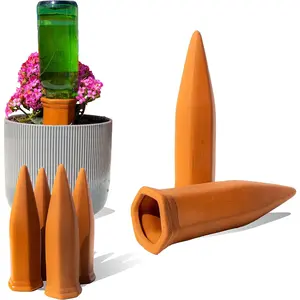 6-Pack  Self Watering Spikes - Terracotta - Automatic  Waterer for Indoor & Outdoor
