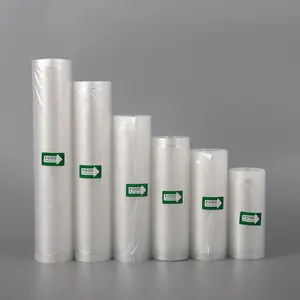 Vacuum Sealer Bag, 2 Rolls 500cm Vacuum Sealer Bag, Food Storage Bag for Vacuum Low-temperature Cooking & Meal Preparation & Steak Storage, Vacuum Packing Seal