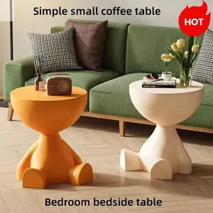 Modern minimalist bedroom bedside small coffee table