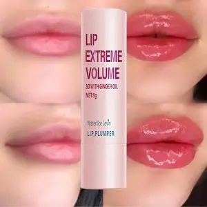 Plumping Lip Serum – Long-lasting glossy highlighter liquid lip balm, smooth and shiny texture, creates full lips, suitable for all skin types and sensitive lips, enhances and plumps lip color