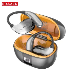 The Erazer XT66Pro OWS wireless Bluetooth earbuds support 135 languages, offer Hi-Fi sound quality, feature a lightweight design, and have a built-in microphone for calls, music playback, and AI chat.