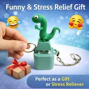Lizard keychain, lizard button, lizard meme,Funny – Cute, Interactive & Rechargeable