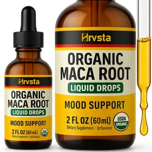 Maca Root Liquid Drops for Organic Energy Support for Women & Men | 2 Fluid Ounces | Support Hormone Balance, Mood, Energy & Fitness | Organic Maca Root for Women & Men