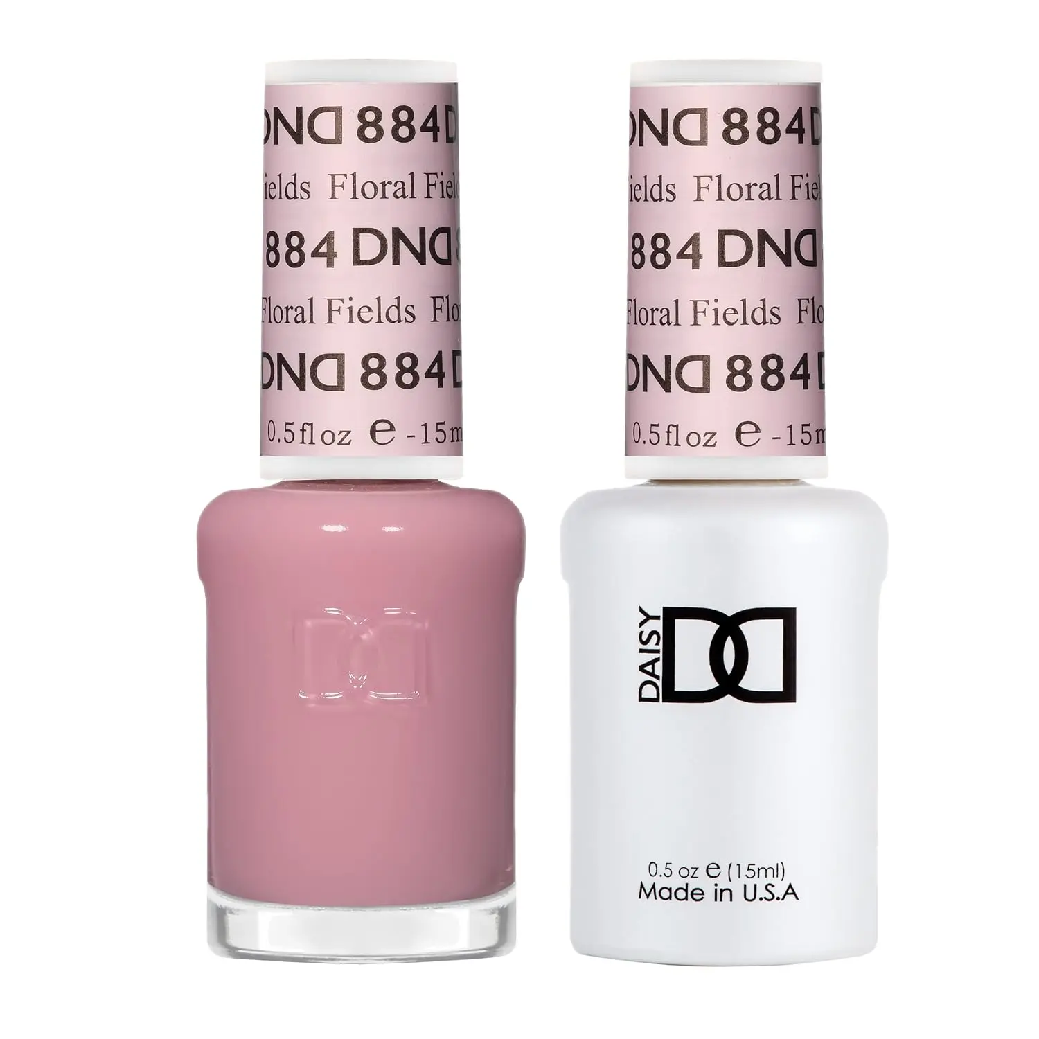 DND Gel Nail Polish Duo, Sheer Collection, 884 Floral Fields 0.5 Fl Oz Each