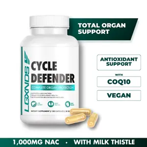 LGXNDS Daily Liver Kidney and Heart Wellness Support | Milk Thistle NAC CoQ10 Glutathione and AstraGin | Plant Based Antioxidant and Organ Support Formula