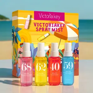 Women's Floral Fruit Scented Perfume Set, Long-Lasting Fragrance, Perfect Gift Choice, Suitable for Daily Use and Special Occasions