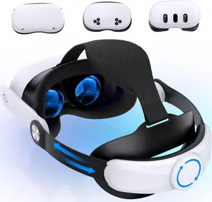 Meta Quest 3S/Quest 3/Quest 2 Adjustable Halo Strap - Aerospace Polymers  Strap Replacement for Elite Strap, 360   with Balanced Support & Tool-Free 90s Installation