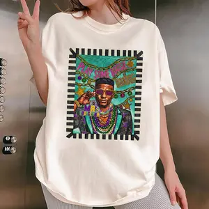 Play Some Boosie Mardi Gras Party Tshirt, Music Carnival Graphic Tee, Trendy Mardi Gras New Orleans Parade
