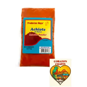 Achiote en Polvo 4 oz Especie from Guatemala  Annatto Power Central American Culture Authentic Flavor
