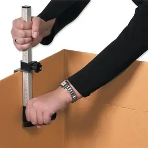 Box Resizer Tool with Scoring Wheel – Cardboard box reducer for customizing shipping boxes – Box scoring tool